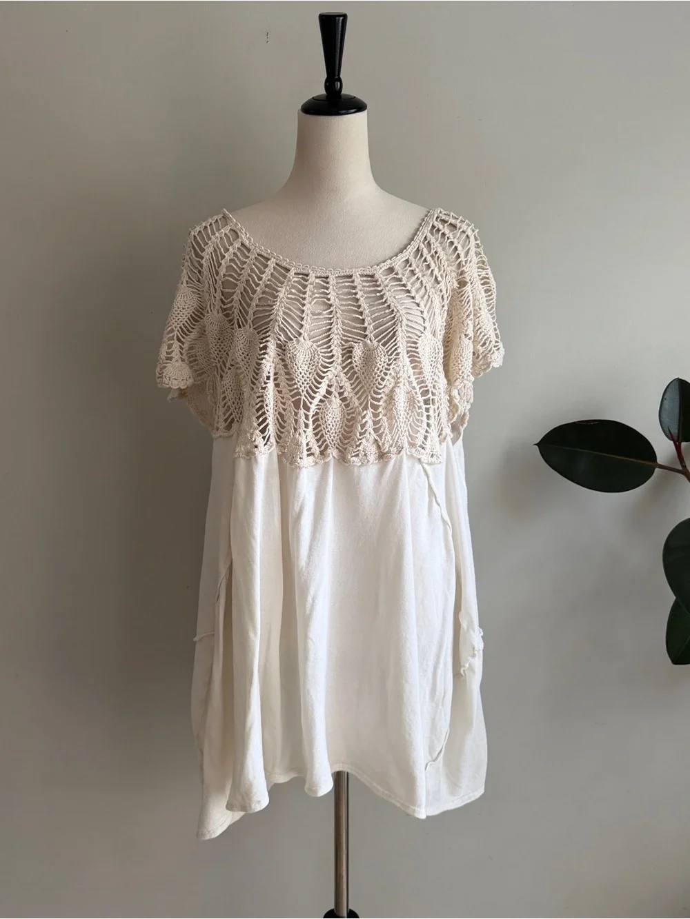 FREE PEOPLE Sweet Sun Oversized Tunic Top M